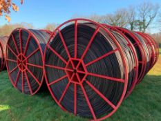 17No. Reels 20mm Netafim Drip Irrigator Perforated Drip Line, Year: 2020