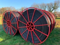 11No. Reels 20mm Netafim Drip Irrigator Perforated Drip Line, Year: 2020