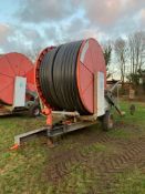 1997 Bauer E3 110 - 470 Irrigation Reel, Manual Turntable, Rain Gun, Raindancer Irrigation Monitor