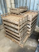 Quantity 'Strawberry Hall' chitting trays