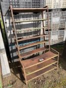 Quantity workshop shelving