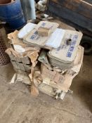 Quantity vintage apple bushel box covers and wraps