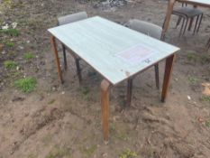 Table and 4No chairs