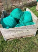 Various rolls green bird netting 2m wide (various lengths)