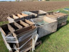 c.240No vintage glasshouse panes (16