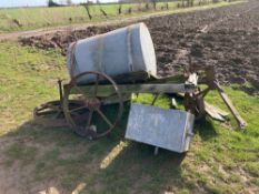 Vintage galvanised tanks