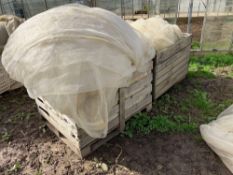Various rolls insect/bird netting 12m wide (various lengths)