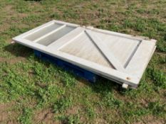 Pair of wooden doors