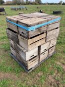 30No vintage bushel boxes