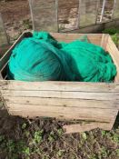 Various rolls green bird netting 2m wide (various lengths)