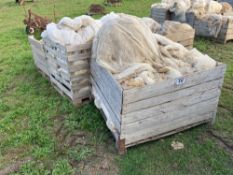 5No bins of crop fleece 10-12m wide (various lengths)