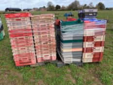 Quantity miscellaneous crates