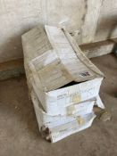 Quantity sealable plastic bags, 0.35m x 0.32m