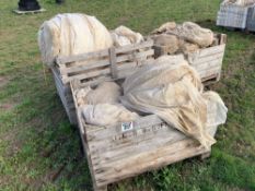 3No bins of crop fleece 10-12m wide (various lengths)