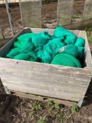 Various rolls green bird netting 2m wide (various lengths)