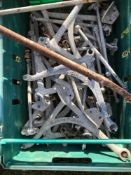 Quantity vintage glasshouse parts inc. Duncan Tucker vent gear