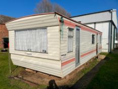 Willerby Caravan Co Granada 28, 4 berth static caravan, sold in situ, buyer to remove