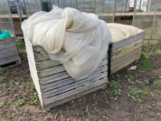 Various rolls insect/bird netting 12m wide (various lengths)