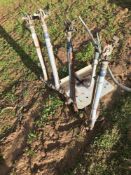 4No irrigation sprinklers, 1No garden sprinkler and irrigation spares