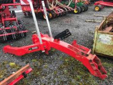 Rapid lift spare draw bar