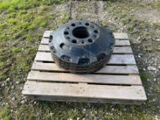 Challenger crawler idler weights