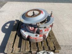 Fendt 300kg rear wheel weights kit