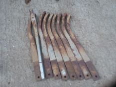 9No. Terra Disc Cultivator Legs