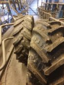 2No. Misc 14.9 R24 Wheels & Tyres