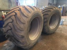 2No. Alliance 800/45-30.5 Floatation Wheels & Tyres