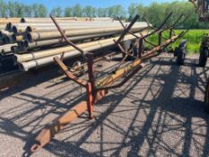 Single Axle Irrigation Pipe Trailer