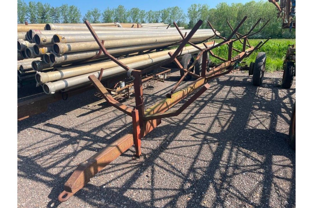 Single Axle Irrigation Pipe Trailer