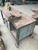 Metal Work Bench c/w Vice