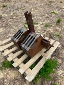 8No. 45kg Wafer Weights on 3-Point Linkage Frame