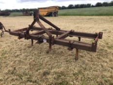 C-tine cultivator, linkage mounted