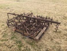 Seed harrows and stretcher