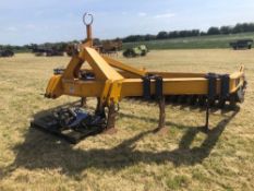 TWB 3.5m 5 leg subsoiler c/w Cousins razor ring packer