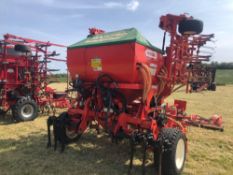 2014 Maschio 4.8m/5m tined drill with tungsten tipped points, tyre eradicators, bout markers and pre