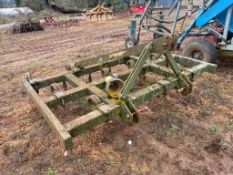 Heavy duty pig tail cultivator 7ft 6inch with 13No tines, linkage mounted