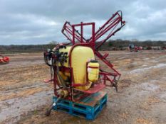 2013 Hardi K600 12m linkage mounted sprayer with 600l tank, clean water tank and manual folding boom
