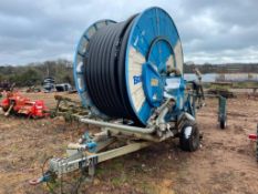 2007 Briggs 90-280 irrigation reel with rain gun. Serial No: E27099