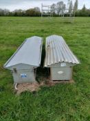 2 sheep creep feeders