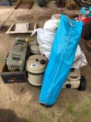 Hose reel and water butts