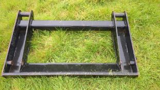 JCB headstock adapter plate