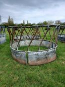 2 cattle round bale feeders