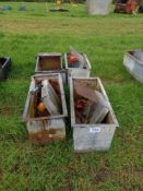 Quantity of water troughs