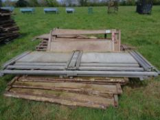 Quantity of sheep pens - wooden