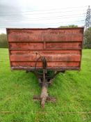 Single axle grain trailer