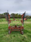 Browns hydraulic folding grass harrow