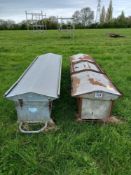 2 sheep creep feeders