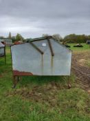 Metal calf creep feeder